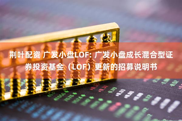 荆叶配资 广发小盘LOF: 广发小盘成长混合型证券投资基金（LOF）更新的招募说明书